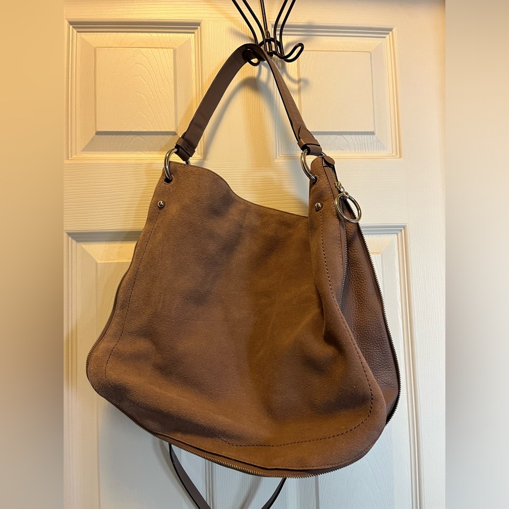 Rebecca Minkoff suede leather shoulder bag